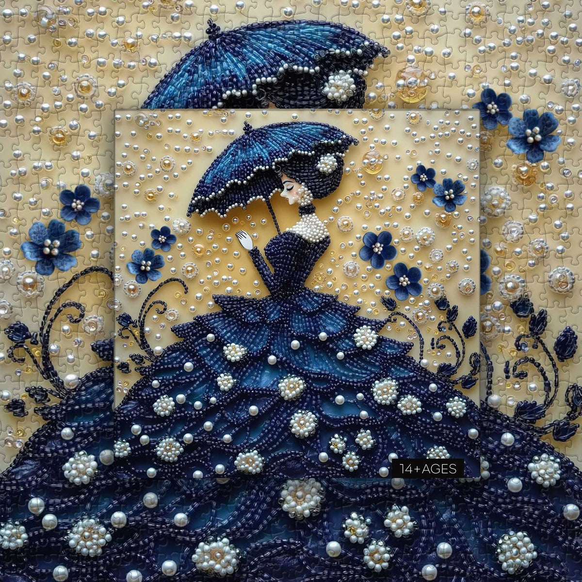 Beaded Lady Wooden Jigsaw Puzzles 1000 Pieces