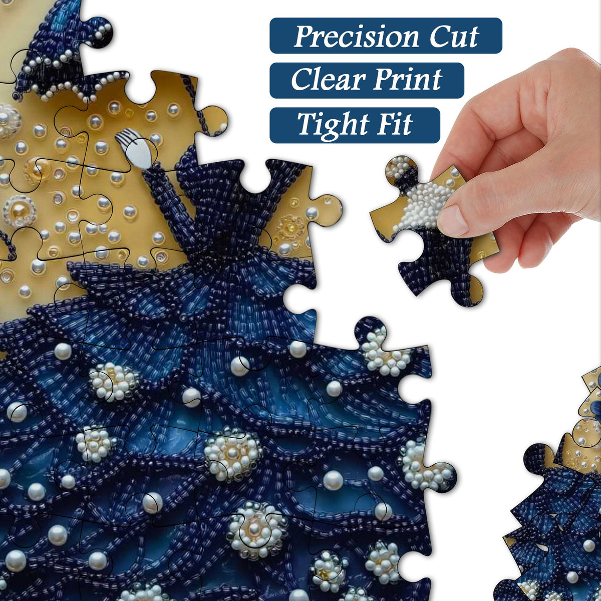 Beaded Lady Wooden Jigsaw Puzzles 1000 Pieces