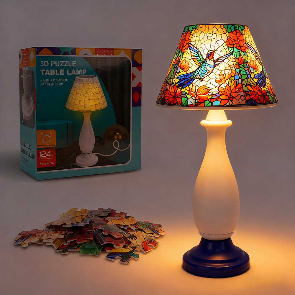 3D Print Puzzle Table Lamp