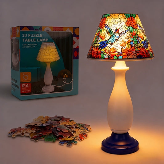 3D Print Puzzle Table Lamp