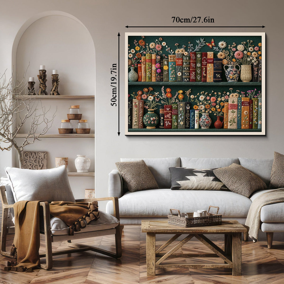 Blooming Bookshelf Jigsaw Puzzles 1000 Pieces