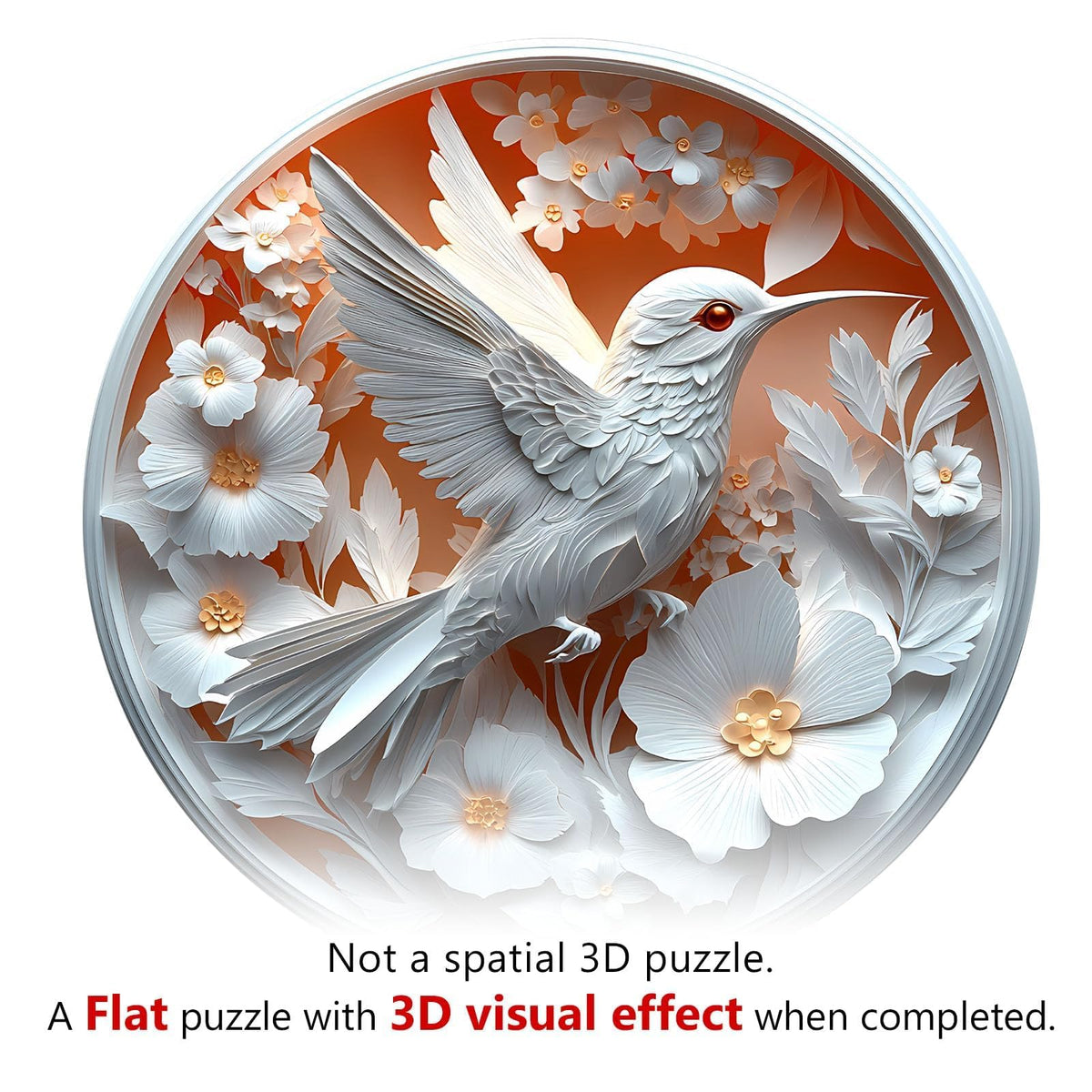3D Hummingbird Wooden Jigsaw Puzzle
